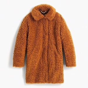 J.Crew Teddy Coat NWT